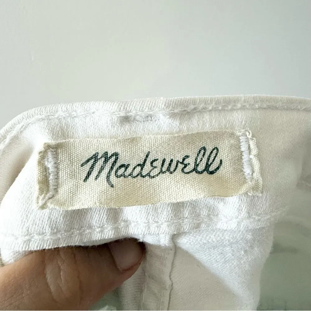 Madewell 10”‎ High Rise Step Hem Button Fly Skinny Jean 28